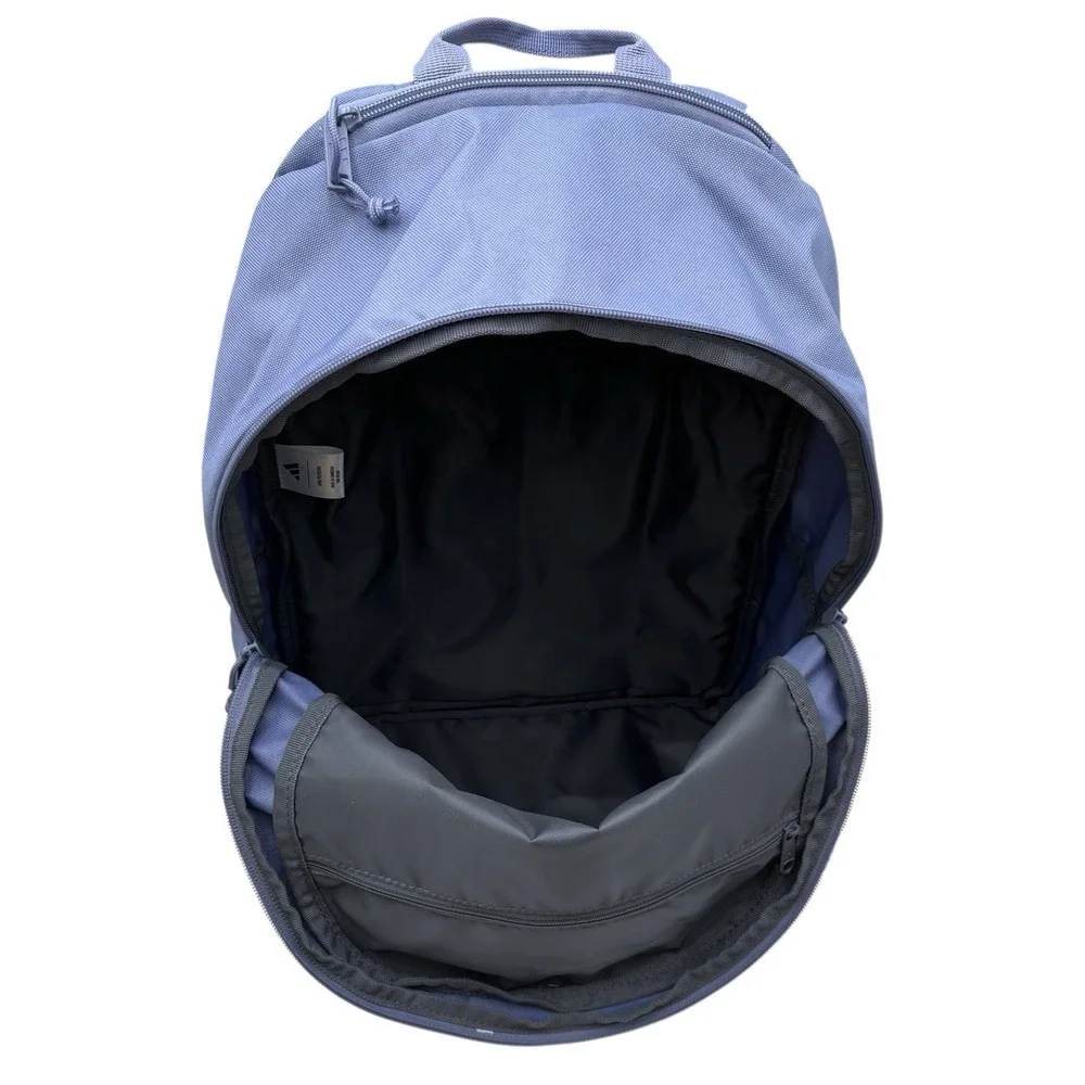 Adidas Classic 3S 5 Girls School Backpack Fits 16" Laptop Silver Violet Purple - Picture 8 of 12
